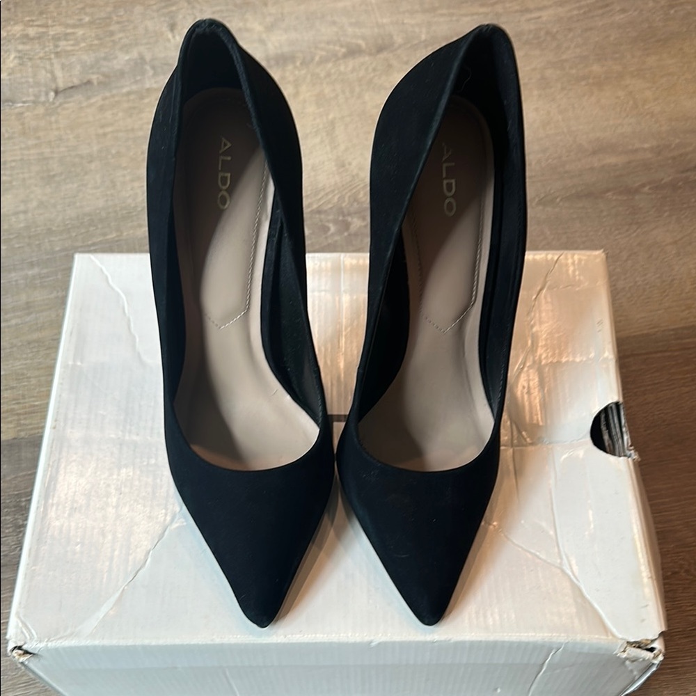 Aldo Black Classic Heels for Professional Elegance